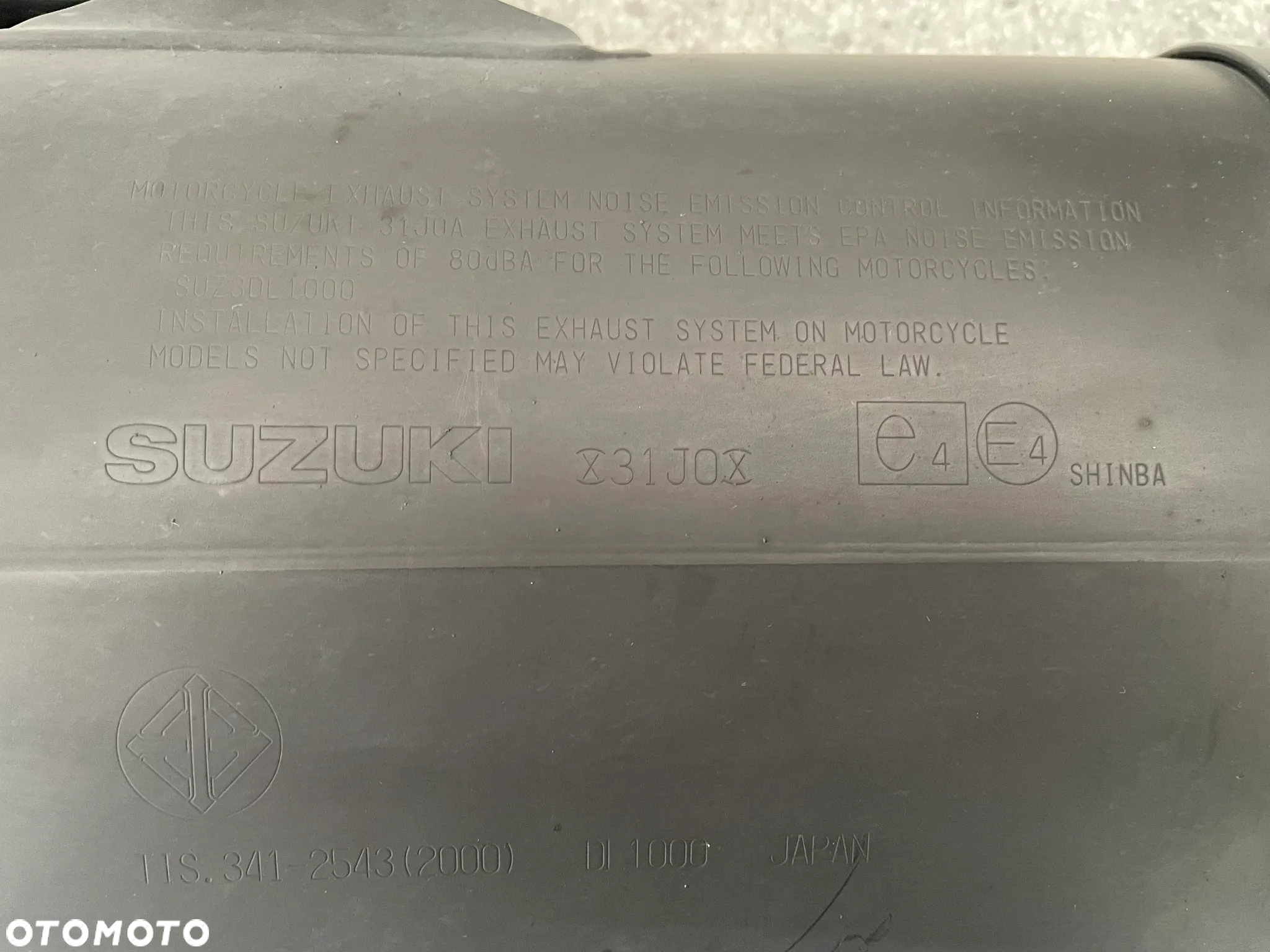 układ wydechowy tłumik kolektor Suzuki DL 1000 V-Strom (nr1033) - 7