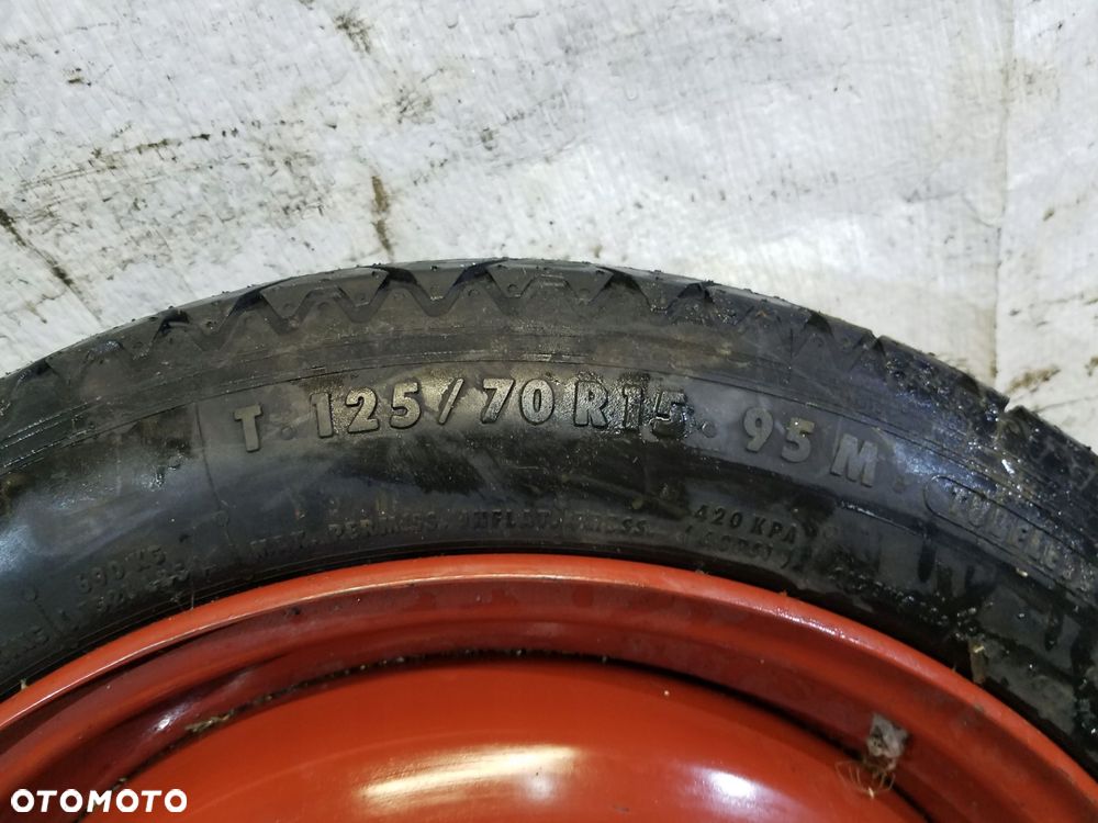 koło dojazdowe dojazdówka opel agila b r15 15'' - 3