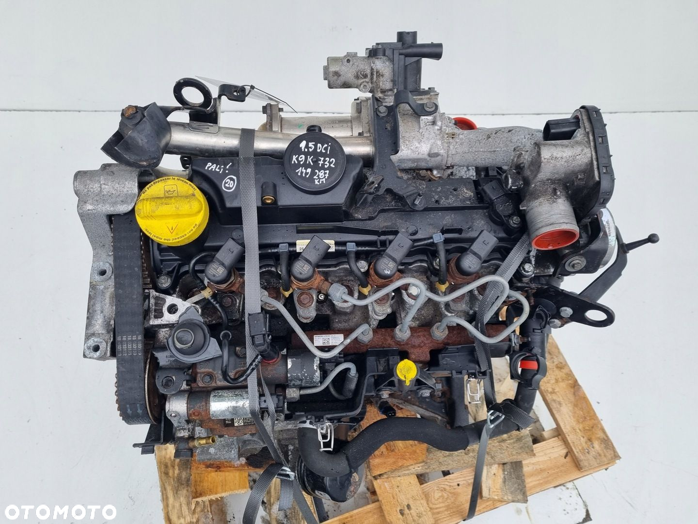 SILNIK KOMPLET Renault Scenic II 1.5 DCI dokumenty 149tyś SIEMENS K9K732 - 3