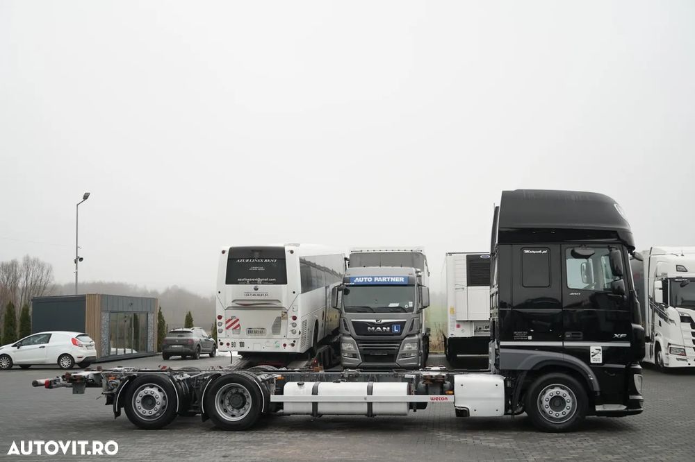 DAF XF 480 / BDF / 6X2 / / SSC / I-PARK COOL / OŚ PODNOSZONA / WECON / MEGA - 7