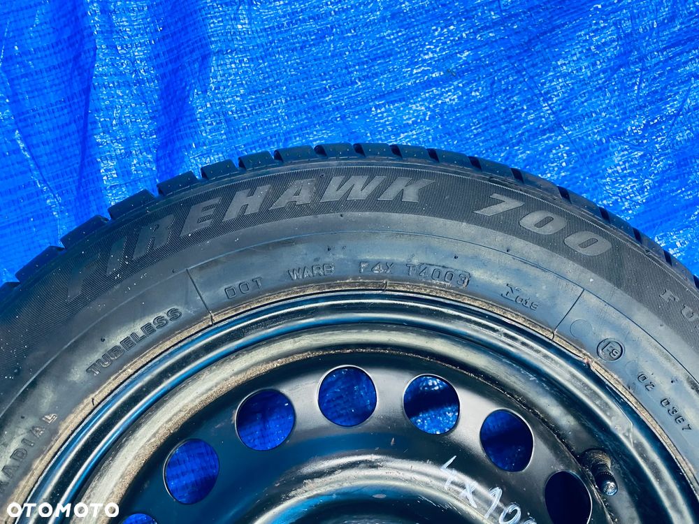 KOŁO ZAPASOWE DOJAZDOWE FELGA STALOWA 6J X 15" 4x100  56,6MM  ET 49 ; OPEL 2150143 ; OPONA 195/60R15 ; OPEL OE Astra G ; Astra H ; Corsa C, D, E ; Vectra B ; Meriva A - 7