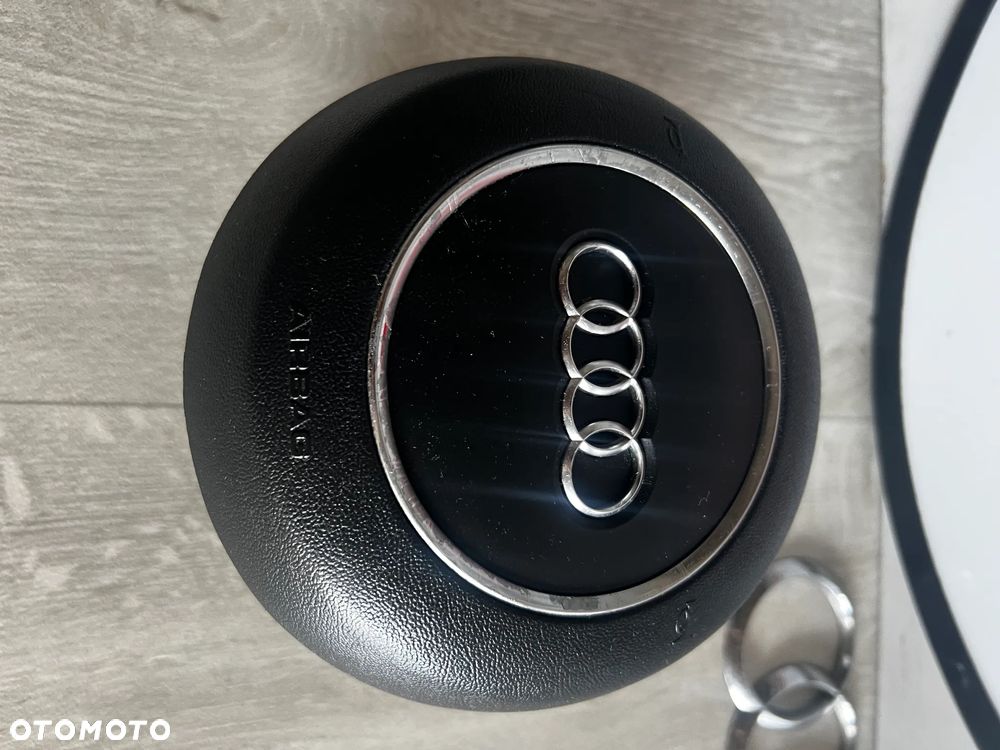 KIEROWNICA SKÓRZANA PIKOWANA MULTI ŁOPATKI AUDI Q7 4L LIFT 4L0419091 AS AIRBAG 4L0880201 AJ Z INSTALACJĄ - 8