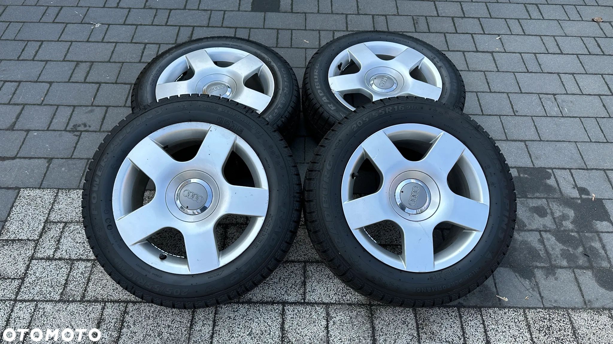 NOWE OPONY Koła r16 5x112 205/55 audi seat skoda vw alufelgi felgi - 1