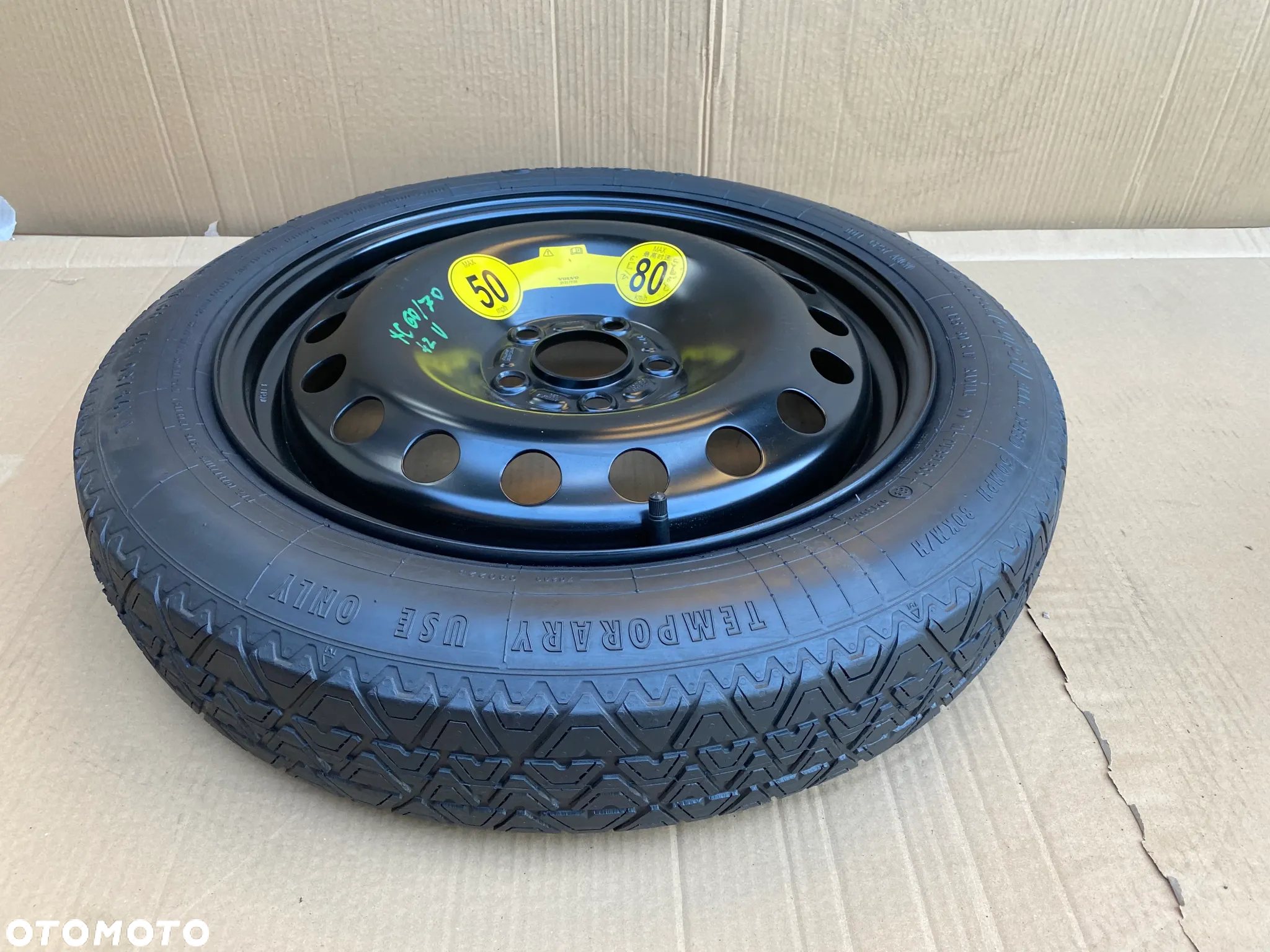 Koło Zapasowe Dojazdowe Volvo XC60 XC70 II V70 III S80 II V60 S60 II  + ZESTAW szybka wysyłka - 6