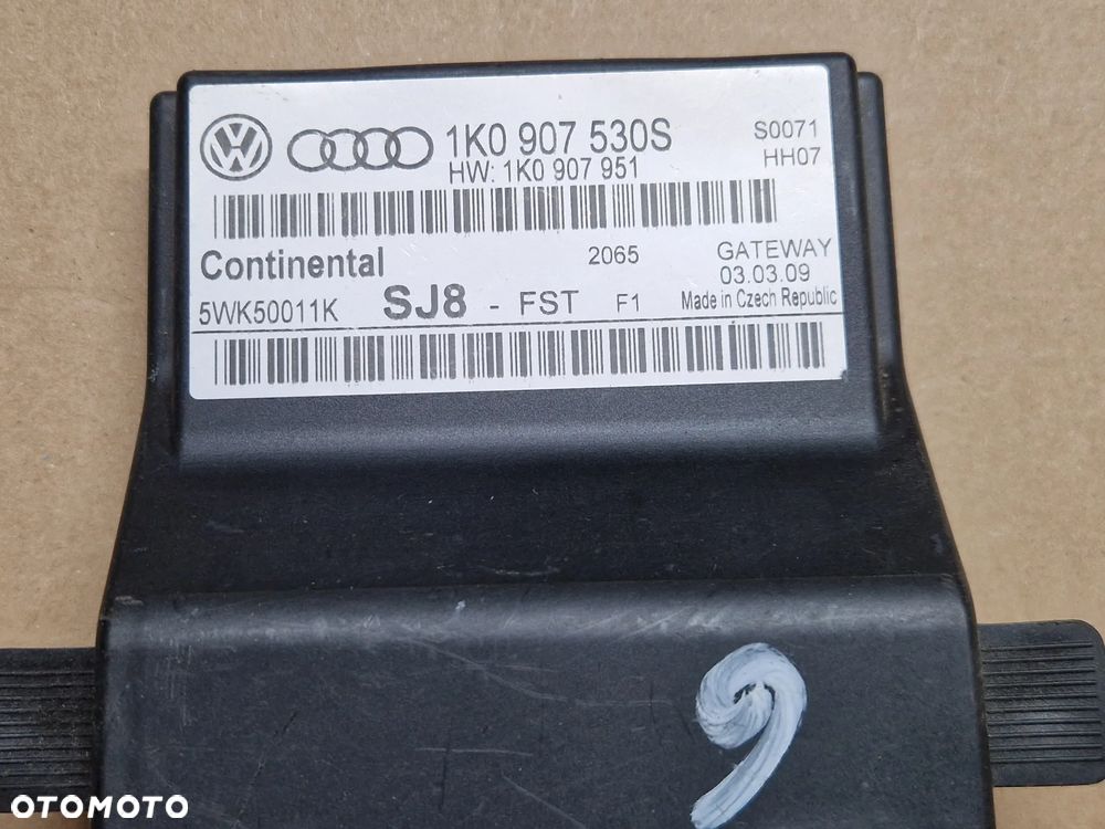 MODUŁ STEROWNIK GATEWAY VW GOLF 1K0907530S - 6