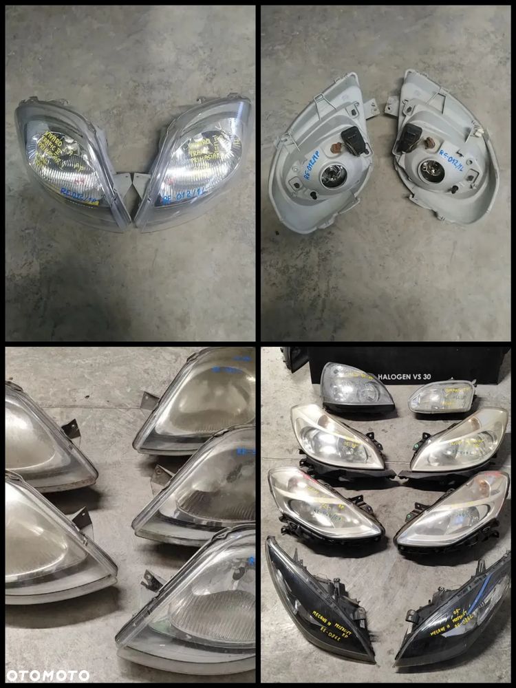 REFLEKTORY LEWE PRAWE RENAULT / HALOGENY, MIGACZE, W ZDERZAK ID: 6136804545 - 5