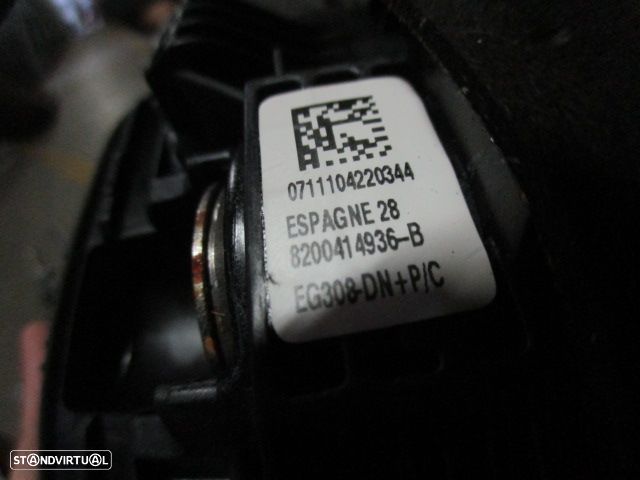 Kit Airbags 8200706146 8200414936B 8200682381 RENAULT  MEGANE 2 FASE 2 2007 1.5DCI 105CV 5P CINZA AZULADO PRETO - 7