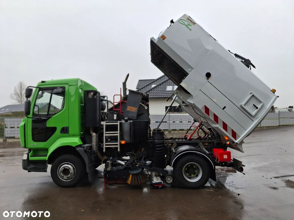 Renault Midlum 220 Zamiatarka Johnston Szczotki L/R Dodatkowy Silnik EUnited PM10 2014r Rura Do Liści - 32