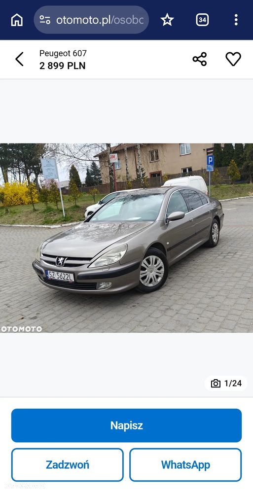 Peugeot 607 2.2 HDI Pack - 2