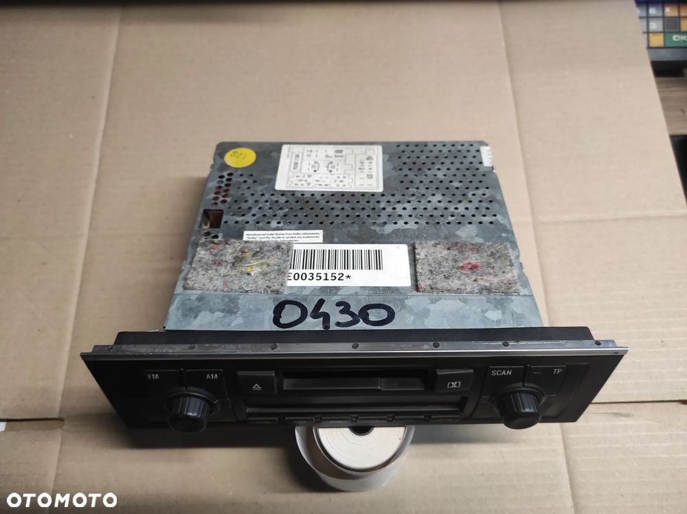 RADIO AUDI CHORUS AUDI A4 B6 B7 1DIN 8E0035152 Z KODEM WYSYŁKA !!!! - 2