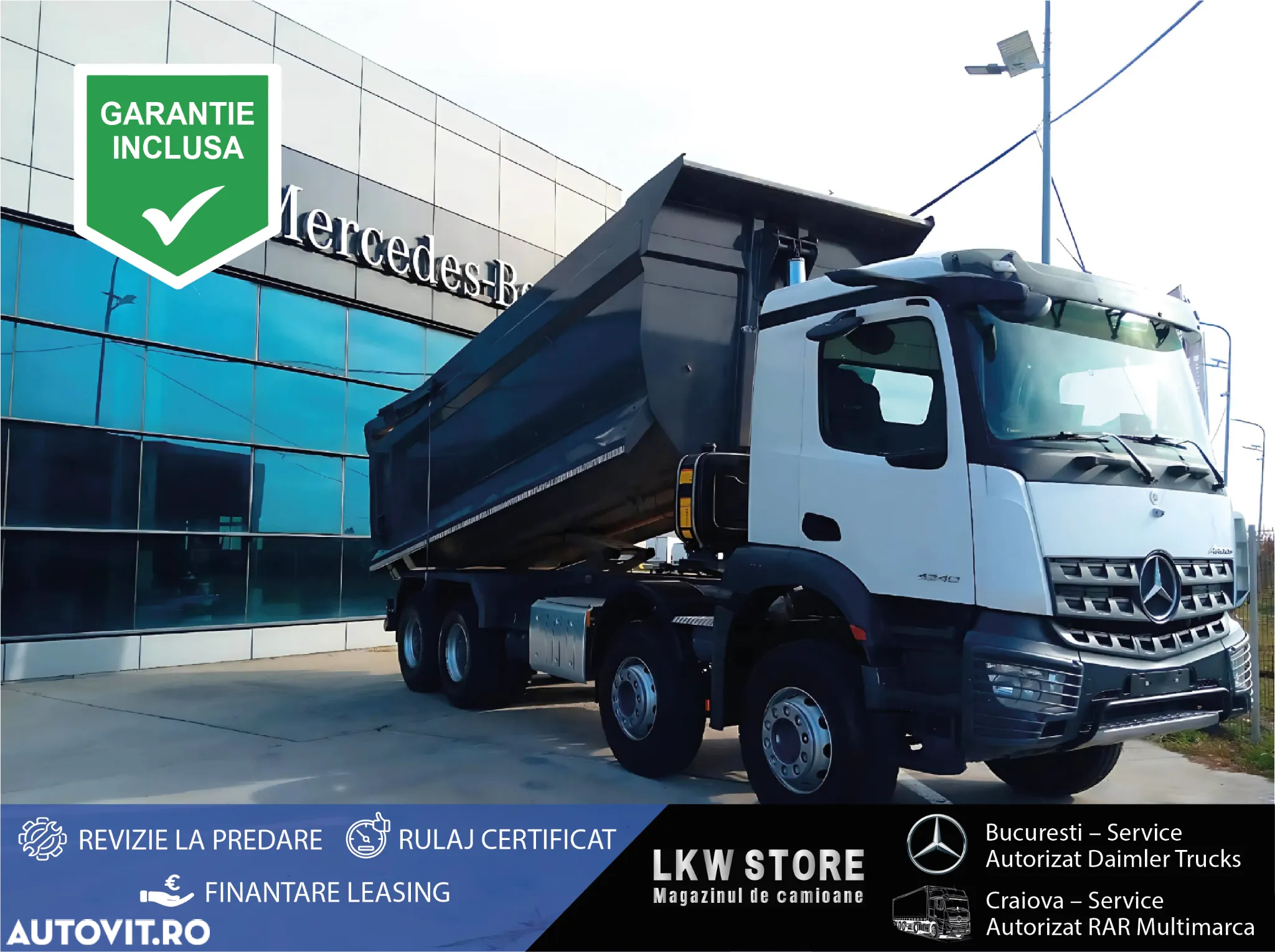 Mercedes-Benz Arocs 42.40 8x4 Basculanta/Tipper/Kipper Heavy Duty, TOP !!! - 2