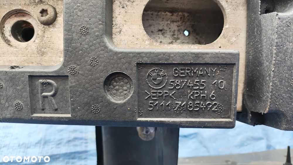 PAS PRZEDNI WZMOCNIENIE BELKA PRZÓD CHŁODNICA WODY KLIMATYZACJI WENTYLATOR KOMPLET BMW E63 E64 LCI LIFT 3.0i N53 - 11