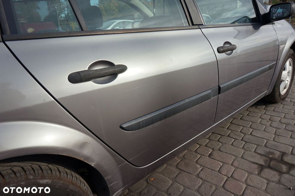 DRZWI TYLNE PRAWE MEGANE II PH1 KOMBI NV603  SZARY RENAULT 2002-2006 - 2