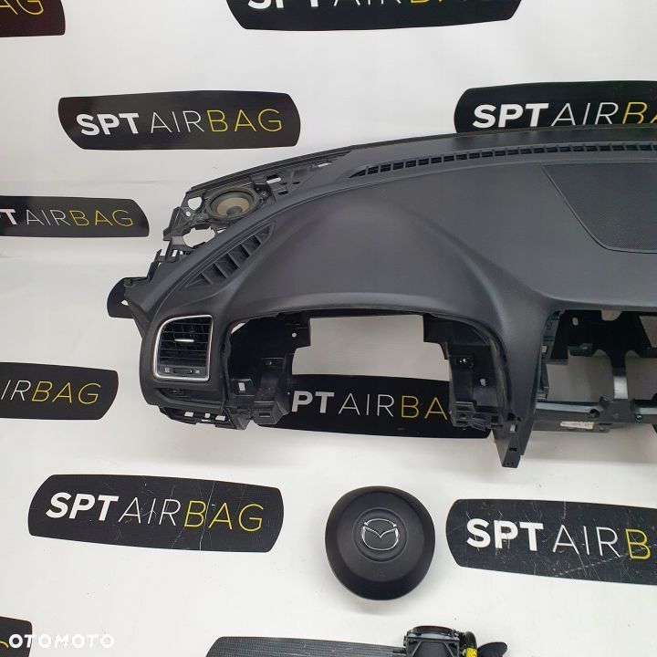 MAZDA 6 VI DESKA ROZDZIELCZA KONSOLA KOKPIT PULPIT PODUSZKI AIRBAG AIR BAG PASY KIT SET - 2
