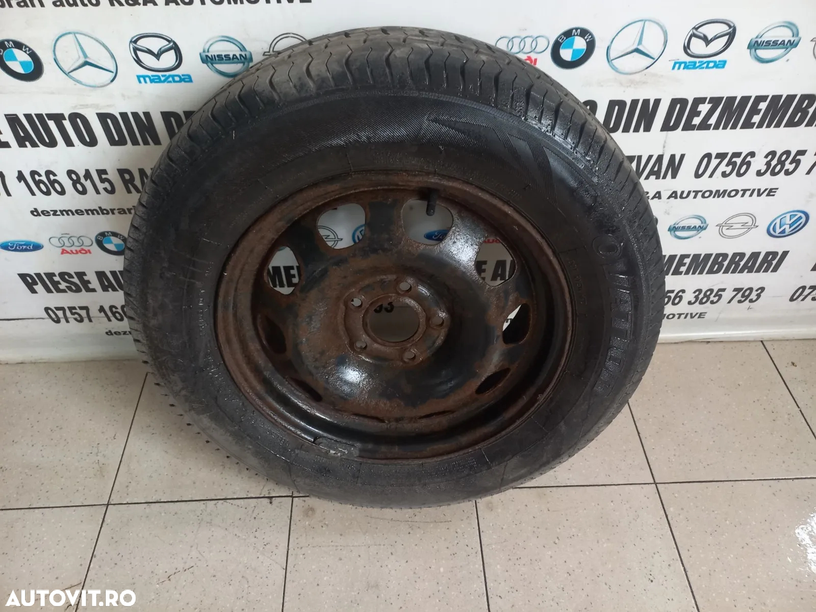 Janta Tabla Rezerva Dacia Duster R16 215/656R16C - Dezmembrari Arad - 4
