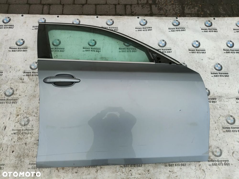 BMW E60 E61 Drzwi przednie przód prawe Silbergrau A08/7