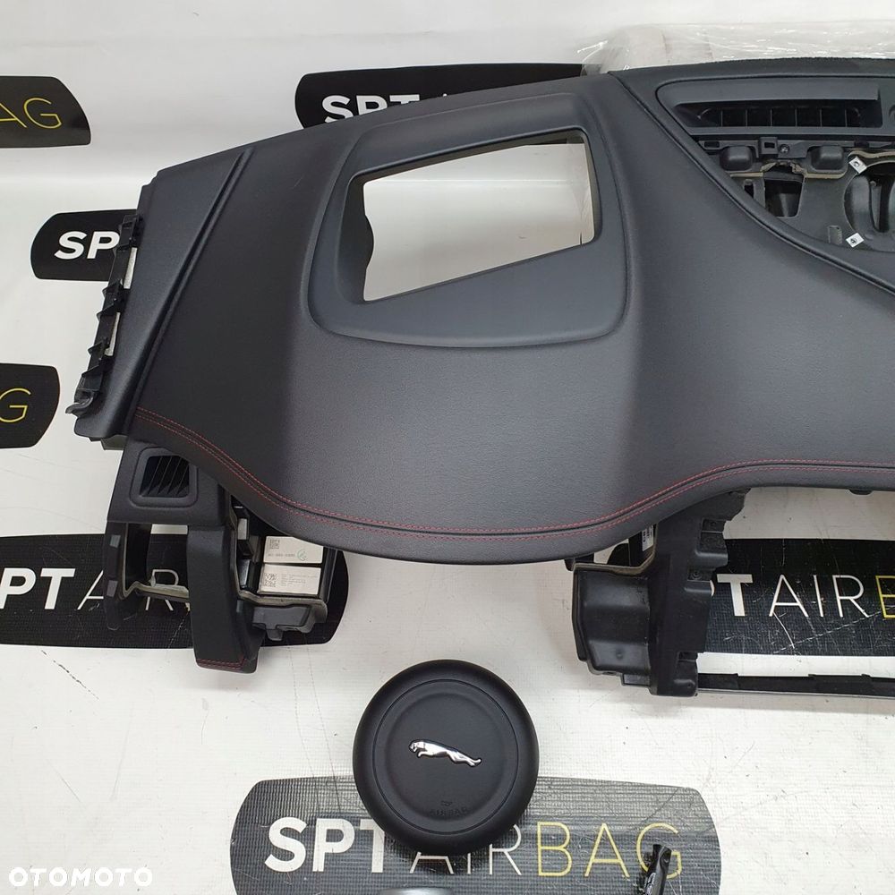 JAGUAR E-PACE DESKA ROZDZIELCZA KONSOLA KOKPIT PULPIT PODUSZKI AIRBAG AIR BAG PASY KIT SET - 2