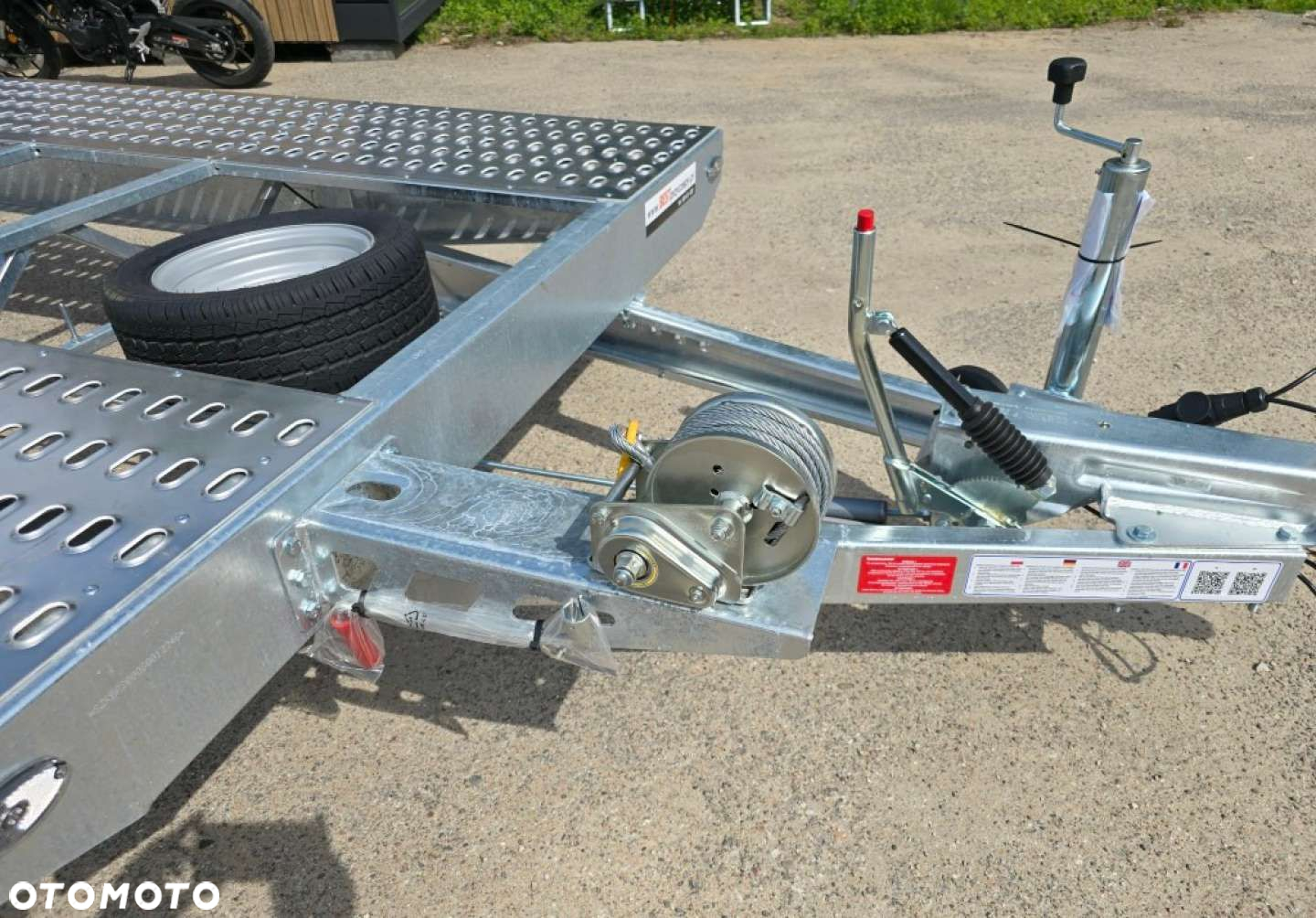 Niewiadów Laweta trzyosiowa Niewiadów (Boro) INDIANA ECO DMC 3500kg na 2 auta płaska - 3