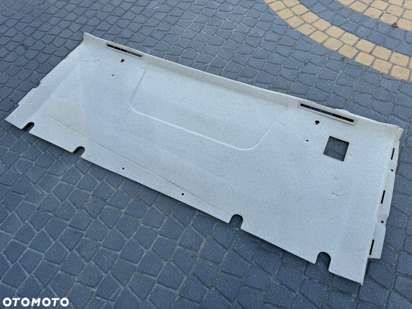 Tapicerka ściana tylna kabiny Mercedes Actros MP 4 Big Space A9616901941 - 2