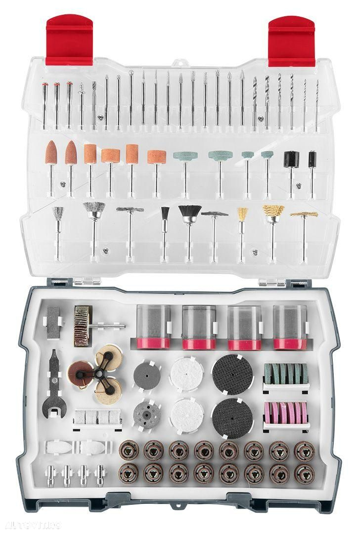 Accesorii pentru mini polizor, set de 286 de bucati. 55H085 - 2