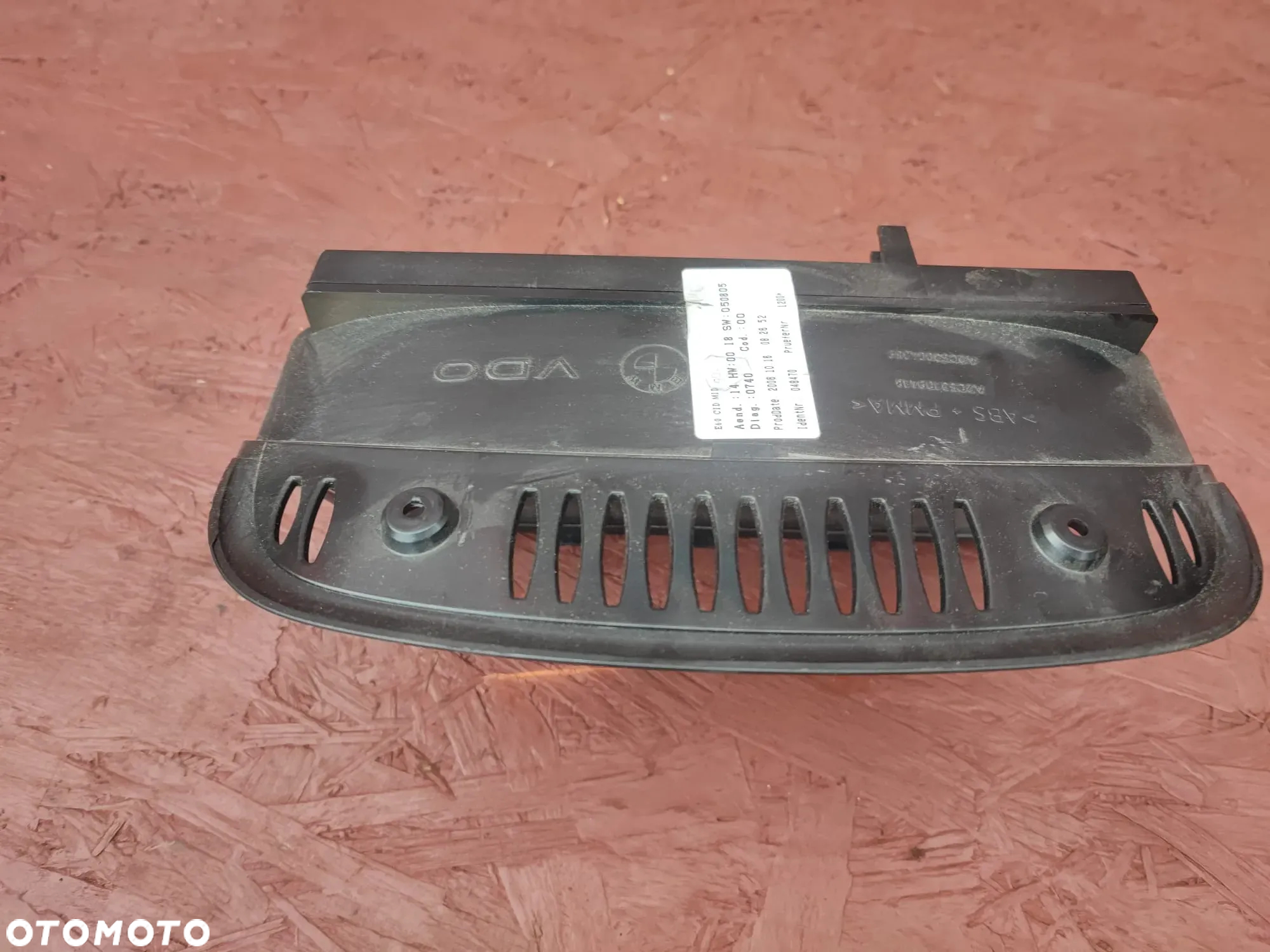 BMW E60 / E60 LCI / E63 / E63 LCI / E64 / E64 LCI. ORYGINALNY MAŁY WYŚWIETLACZ NAWIGACJI EUROPA. O NR: 9 193 748 / 9 114 364 / 6 989 395 / 6 970 342 / 6 985 867 OEM. DZIAŁAJĄCY W 100%. - 3