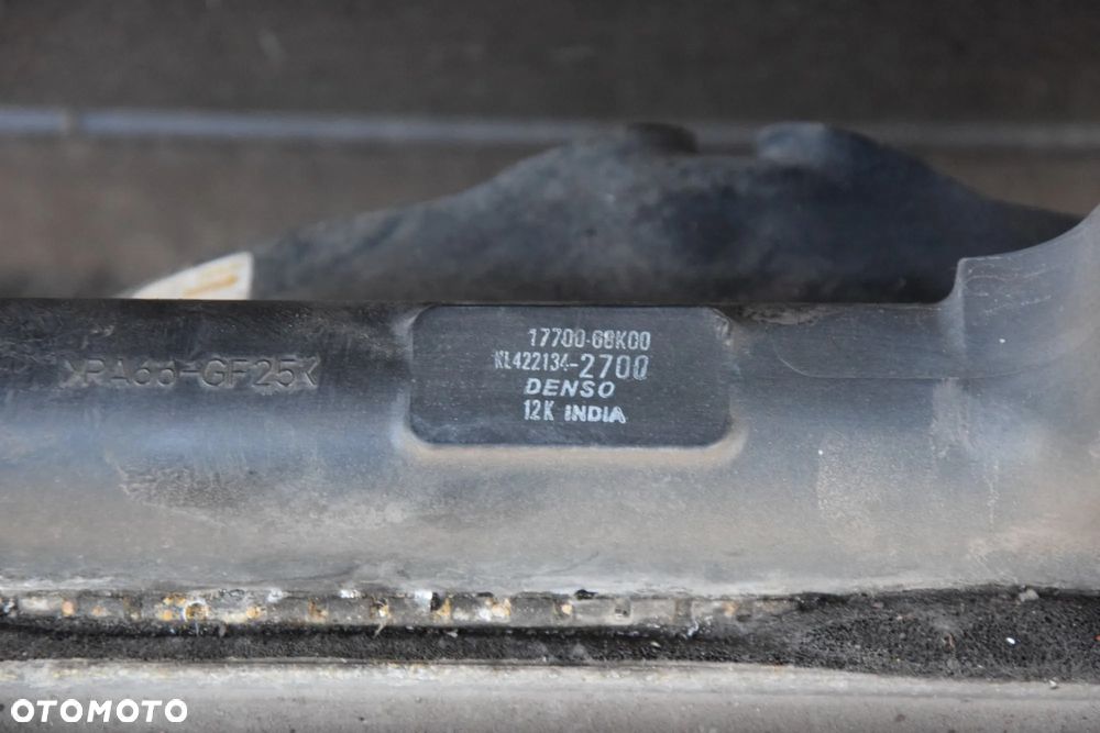 Suzuki Alto 09- Nissan Pixo CHŁODNICA WODY Klimy + Wentylator Komplet SR168000-7170 17700-68K00 - 4