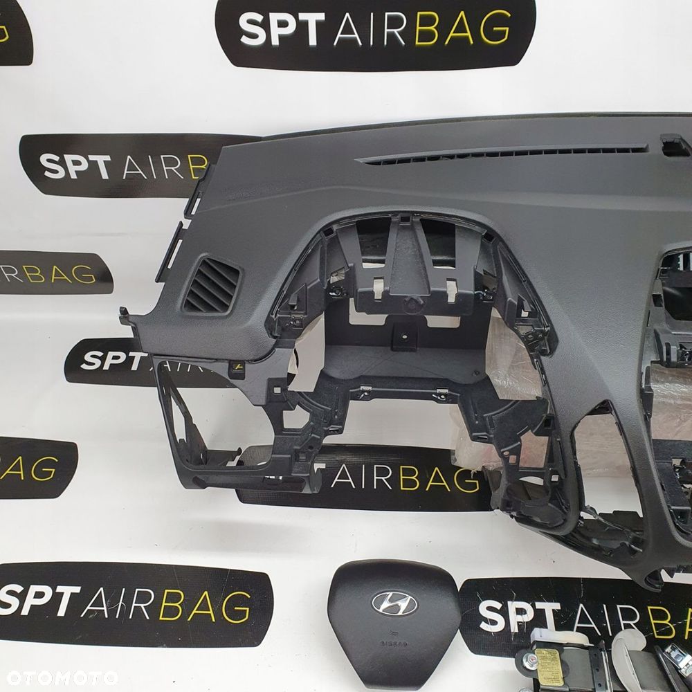 HYUNDAI IX35 DESKA ROZDZIELCZA KONSOLA KOKPIT PULPIT PODUSZKI AIRBAG AIR BAG PASY KIT SET - 2