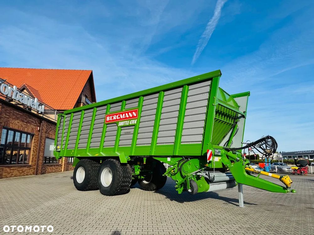 Bergmann Przyczepa samozbierająca Shuttle 470 K duża pojemność - 6