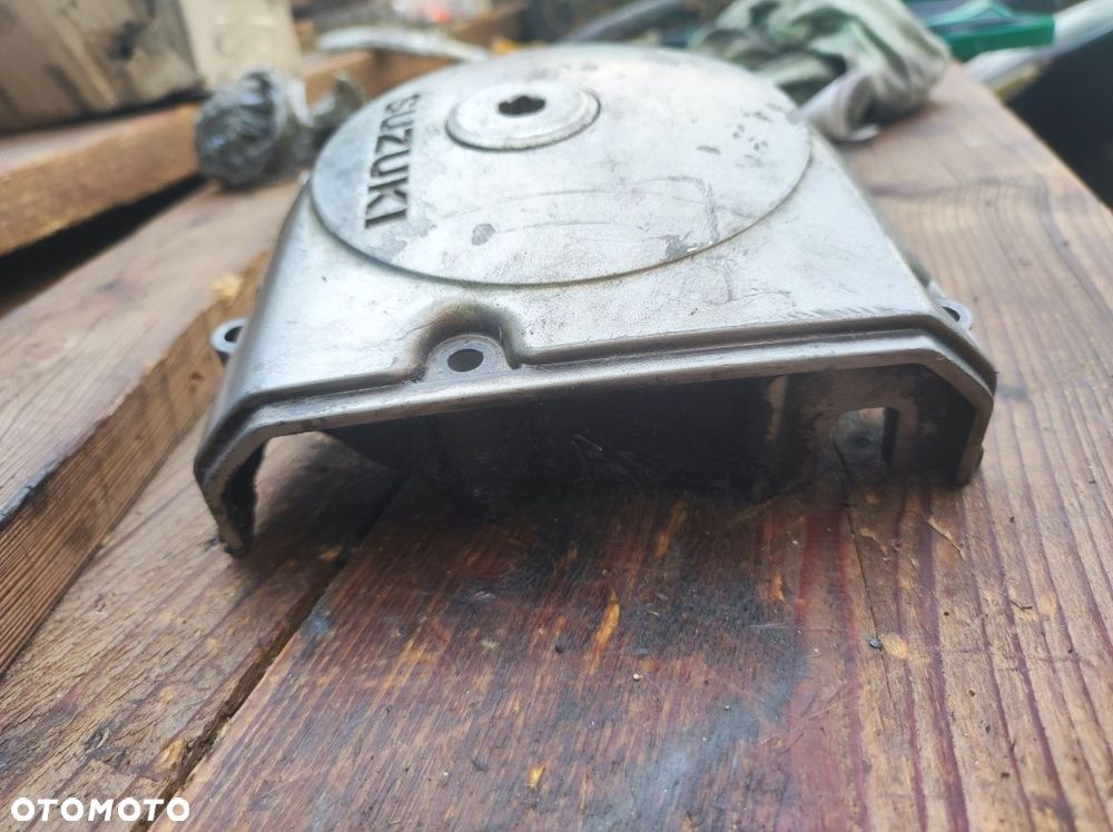 Pokrywa dekiel sprzęgła prawa Suzuki GN125 DR125 GZ125 oryginał - 6