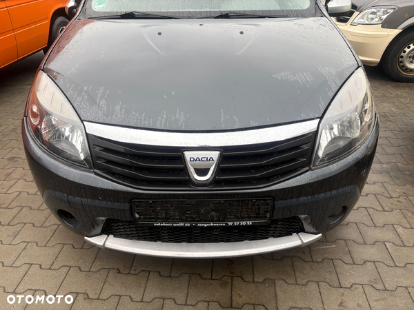 KOMPLETNY PRZÓD DACIA SANDERO STEPWAY 08-12 MASKA PAS CHŁODNICE LAMPY BŁOTNIKI ZDERZAK