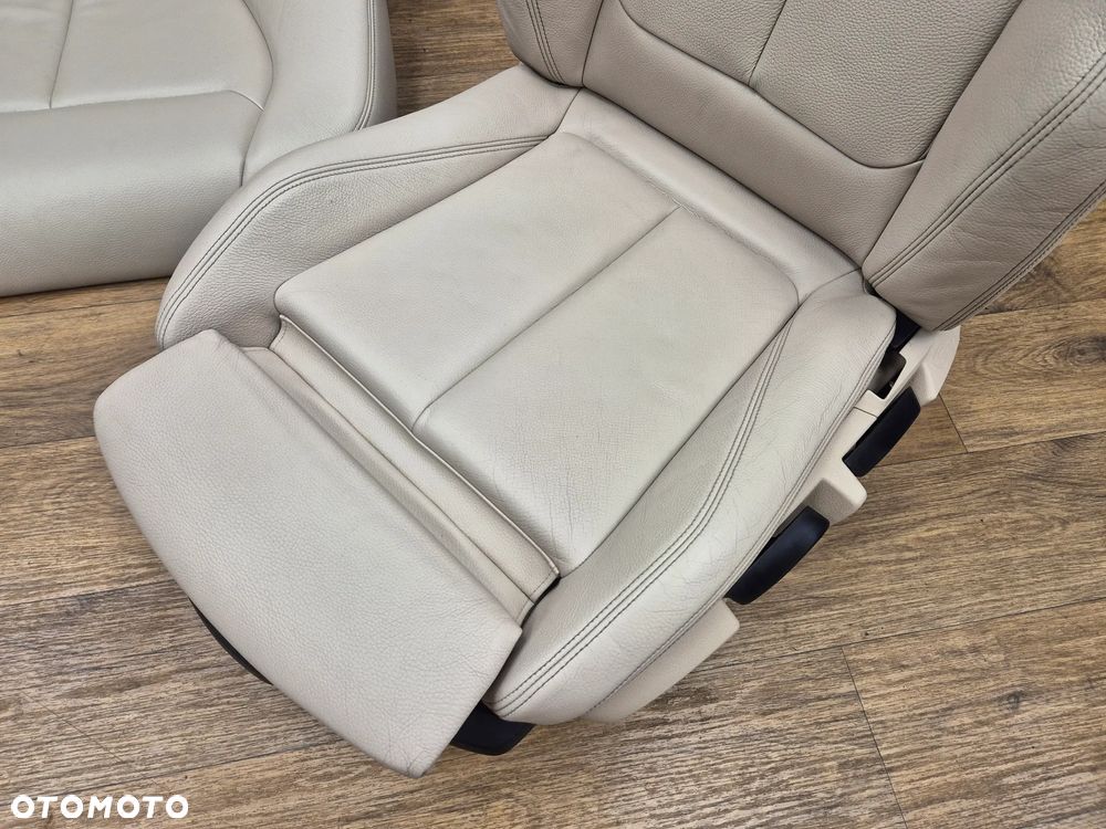 BMW F30 WNĘTRZE FOTELE SPORTY M-PAKIET KANAPA SKÓRA DAKOTA OYSTER KOMPLET EUROPA - 9