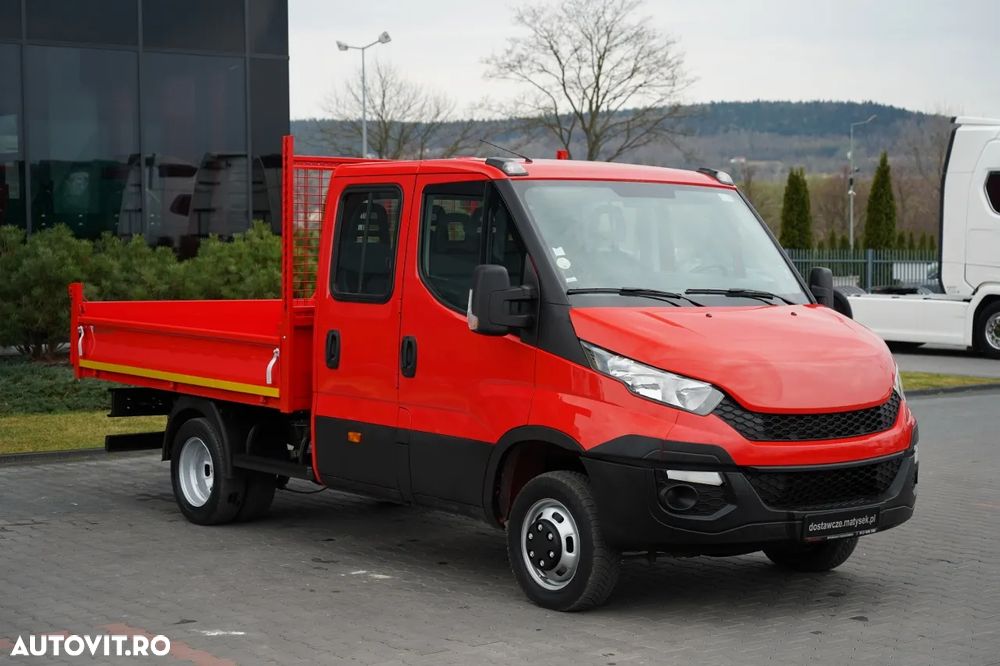 Iveco DAILY 35-130 / BASCULATOR / CU TRACȚIE DUBLA / DOUĂ TRANSPORTURI / MANUAL / 7 LOCURI / - 10
