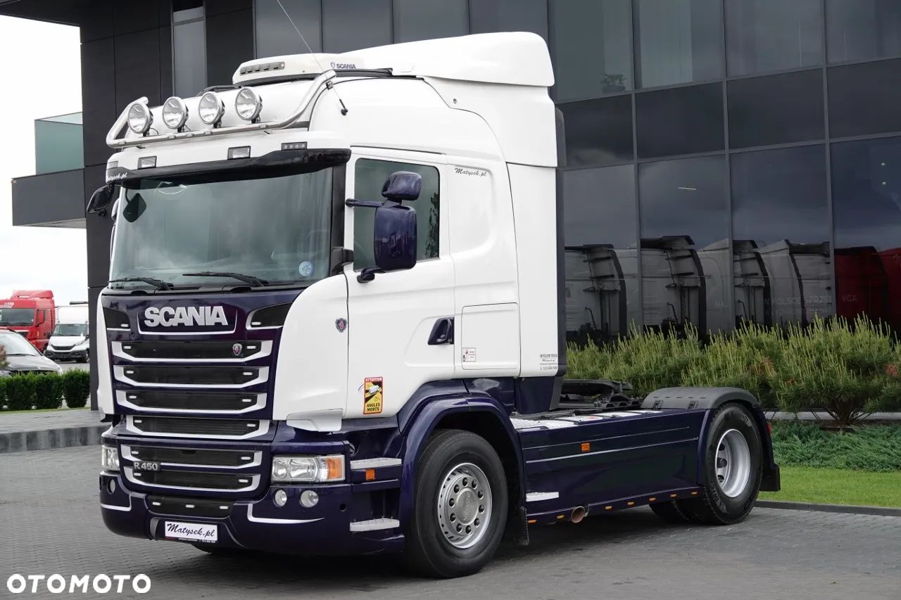 Scania R 450 / RETARDER / KLIMA POSTOJOWA  / EURO 6 / SPROWADZONA - 1