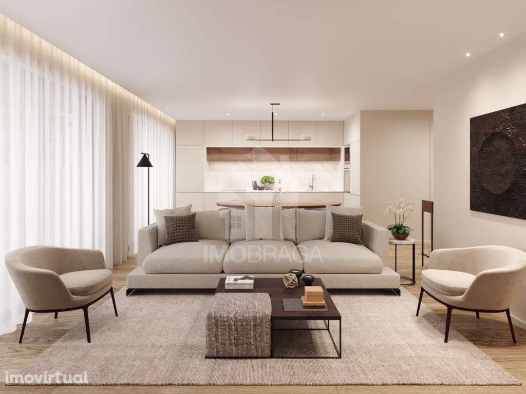 Apartamento T3 Duplex com Logradouro Novo na Sé, em Braga - Grande imagem: 2/17