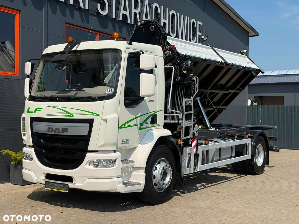 DAF LF CF 250 // Wywrotka 3-stronna // Żuraw HIAB XS 122 DUO // Klimatyzacja // Euro 6 // Krane, Kipper, Kran - 5