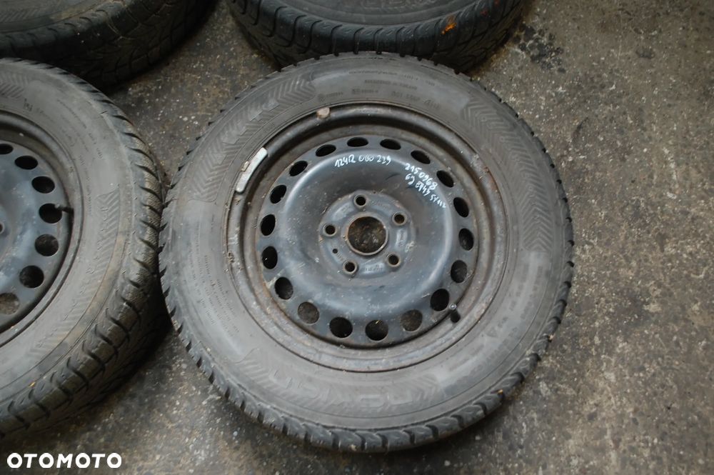 KOŁA FELGI STALOWE + OPONY ZIMOWE 2150968 5X112 ET43 6J 195/65R15 VW TOURAN I CADDY AUDI A3 SKODA SEAT - 3