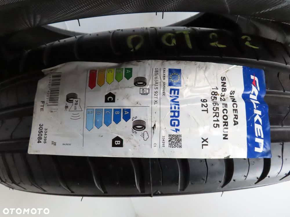 2x 185/65R15 OPONY LETNIE Falken Sincera SN832 Ecorun 92T XL - 7