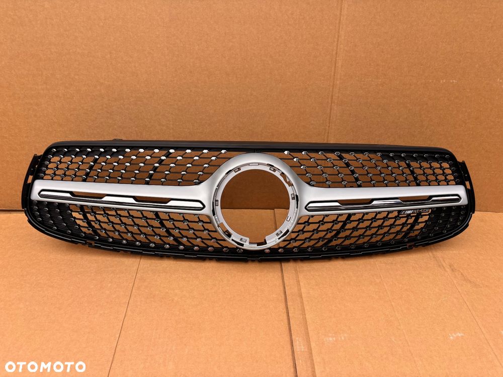 Mercedes Glc W253 Lift Amg Oryginalny Grill Zderzaka Przedniego Diamont Night Czarny Srebrny Oryginalny A2538886600 A2538809504 Jak Nowy Diamond A2058175101 - 21