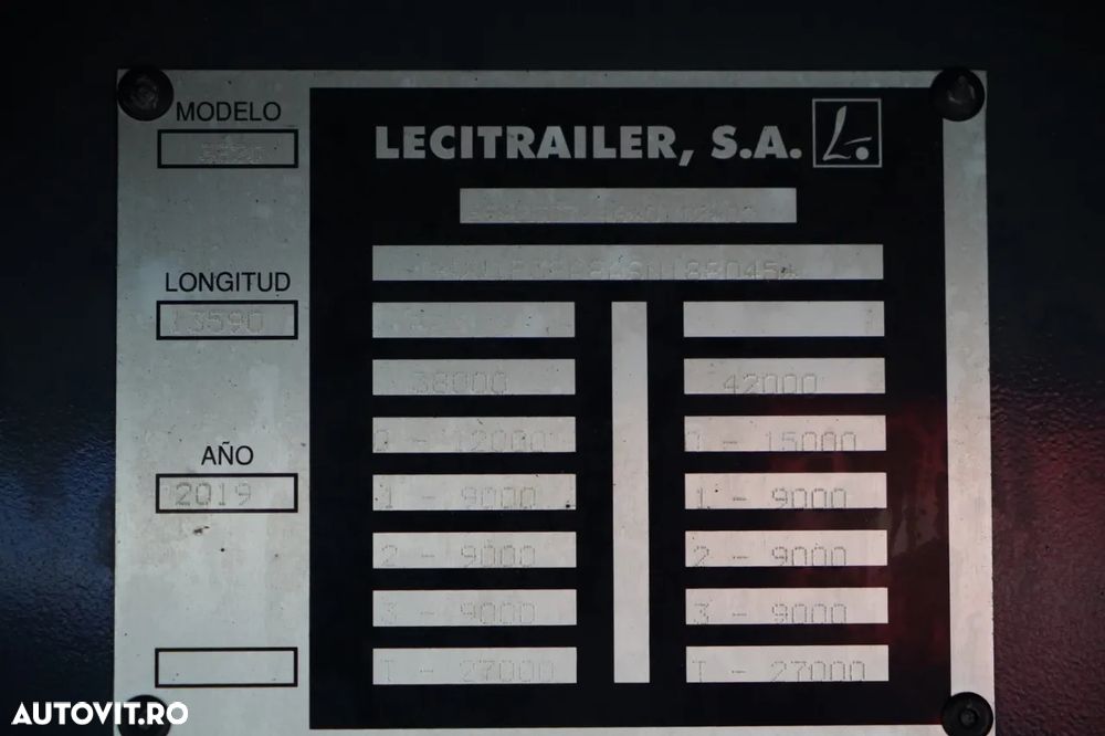 LeciTrailer CONTAINER / SAF / 2019 - 24