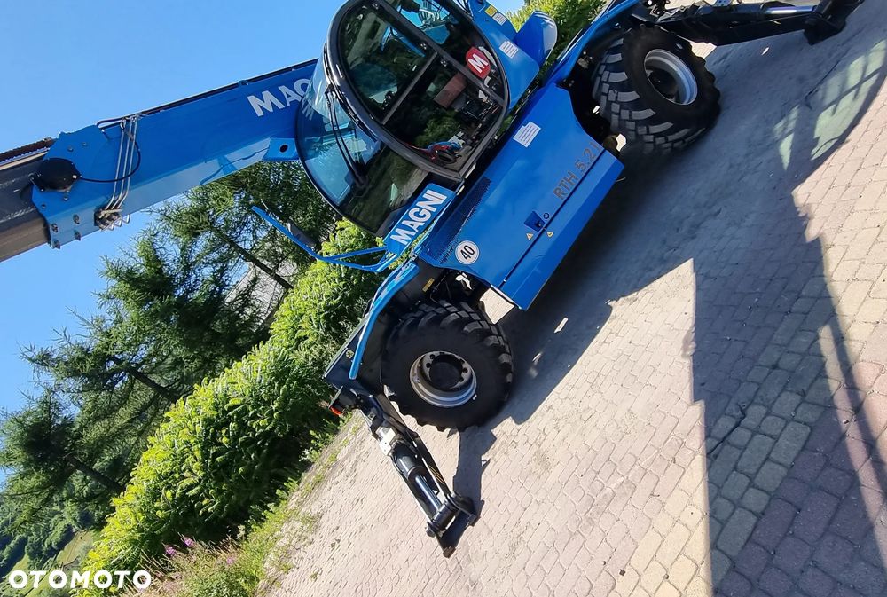 Magni RTH 5.21 Ładowarka teleskopowa 21 metrów 1361mtg Kosz (Pilot 2 funkcje) Wciągarka Bocian Łyżka Widły Jak Nowa z Salonu 2021r DEUTZ silnik z Norwegii KLIMA - 6