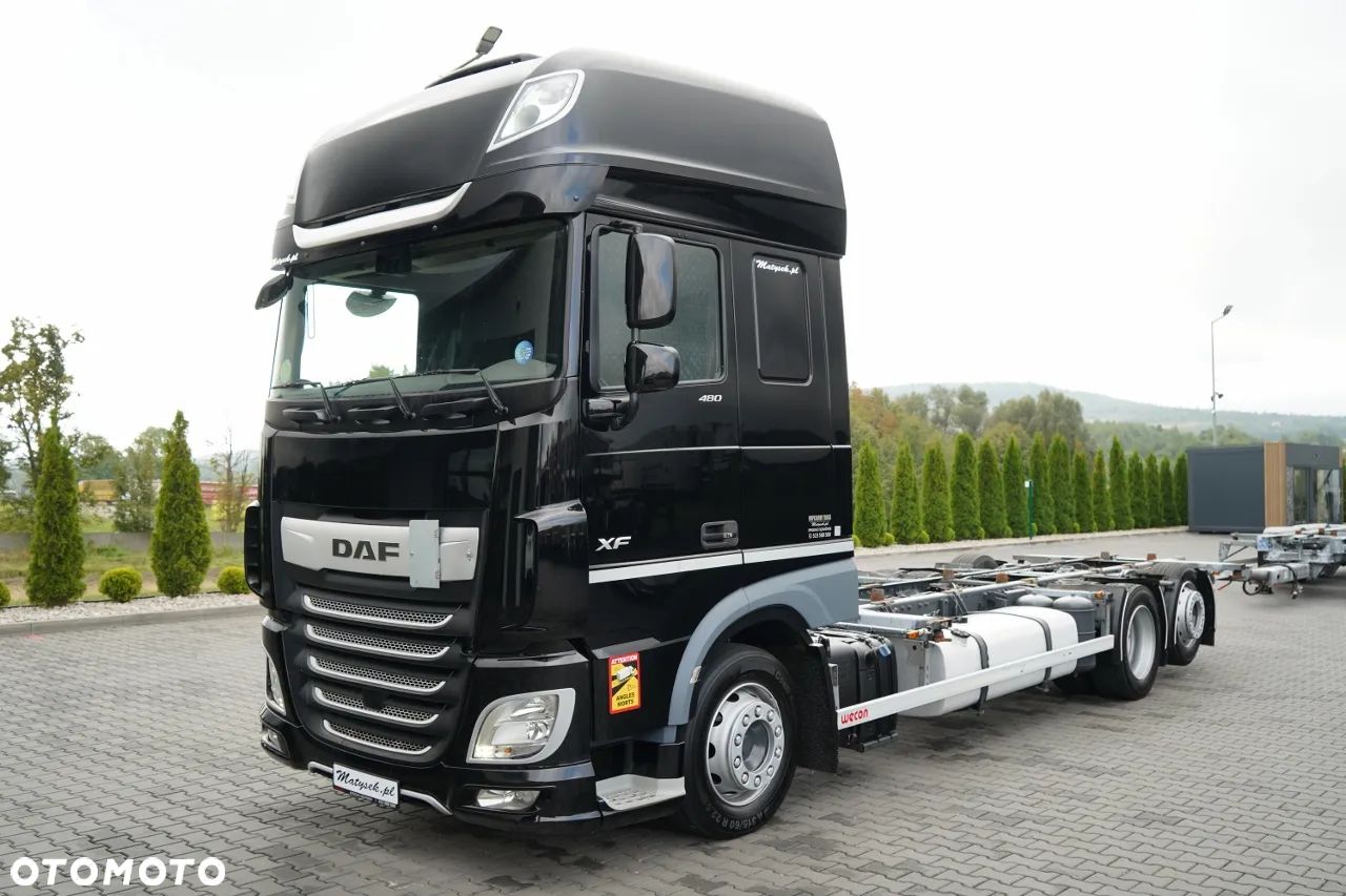 DAF XF 480 / BDF / 6X2 / SSC / KLIMATYZACJA POSTOJOWA / OŚ PODNOSZONA / PO KONTRAKCIE SERWISOWYM - 1