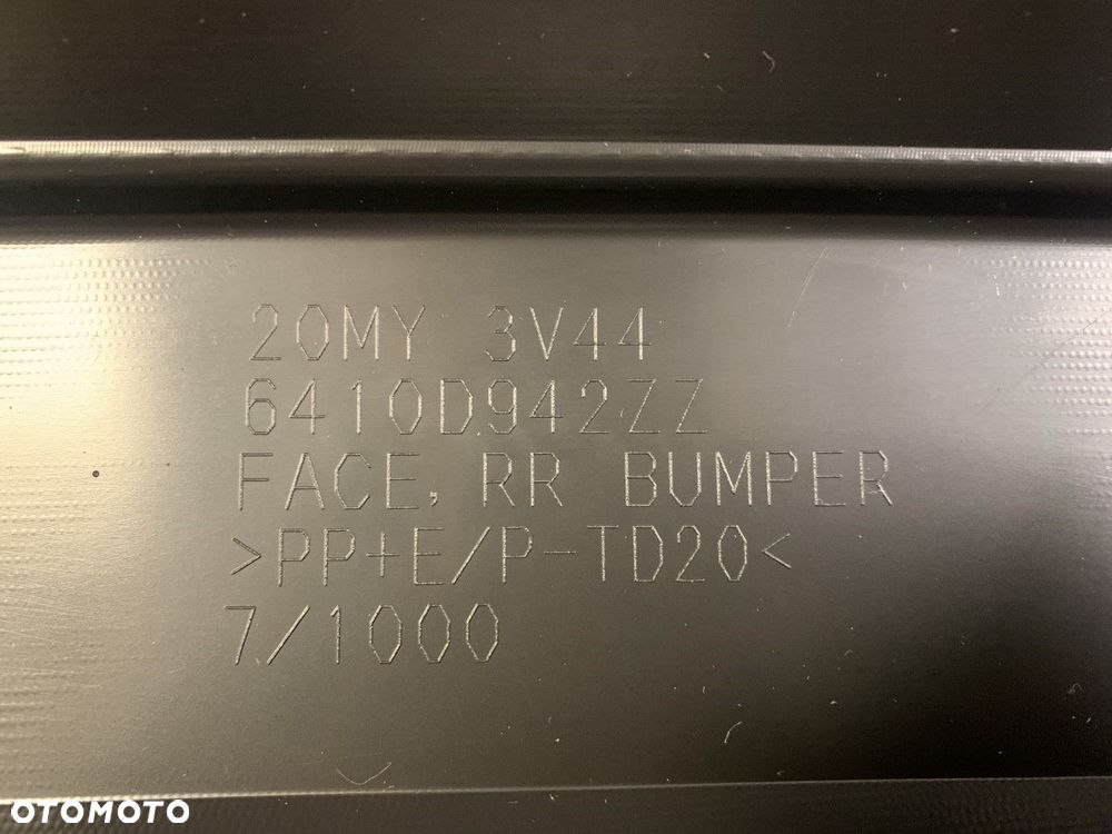 NOWY ORYGINALNY ZDERZAK TYLNY TYŁ MITSHUBISI SPACE STAR II 2 LIFT 20-26r  6410D942ZZ 6410D945 - 11