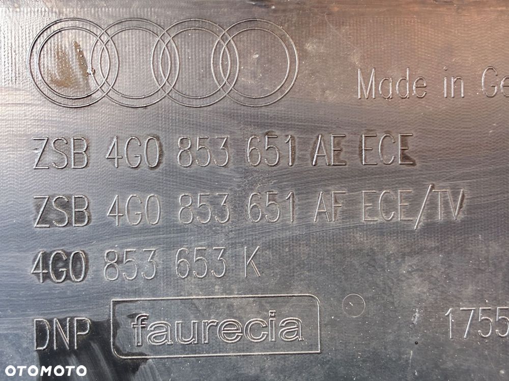AUDI A6 C7 S-LINE 4G ZDERZAK PRZÓD  PRZEDNI PDC SPRYSK 4G0807437AC - 14