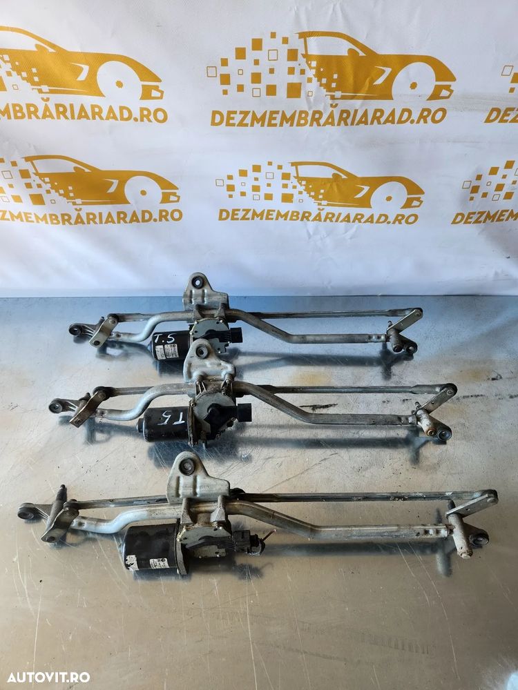 Ansamblu Motoras Stergatoare Stergator Vw Transporter T5 Volan Stanga Europa - Dezmembrari Arad - 4