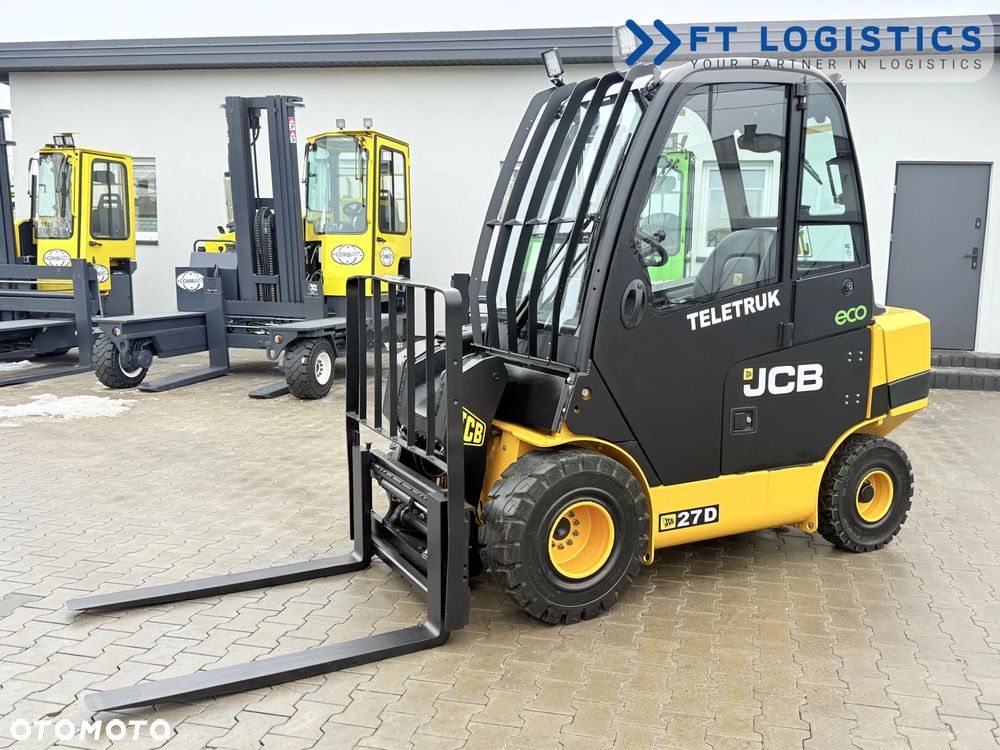 JCB WÓZEK TELESKOPOWY JCB TLT27D / PEŁNA KABINA / 2019 ROK / OGRZEWANIE / PRZESUW BOCZNY - 2
