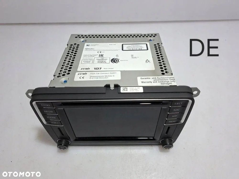 Volkswagen Sharan 7N 2017 RADIO NAWIGACJA RADIOOTWARZACZ 5C0035680F ORYGINA - 2