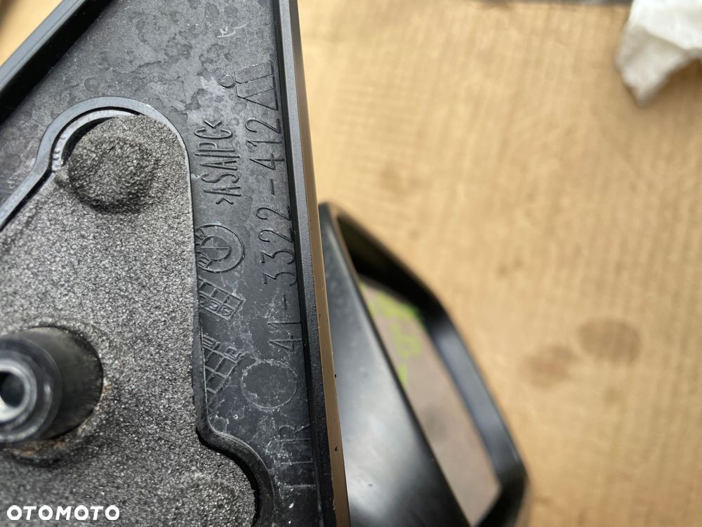 lusterko prawe bmw e46 coupe cabrio europa 5 pin czarne - 7