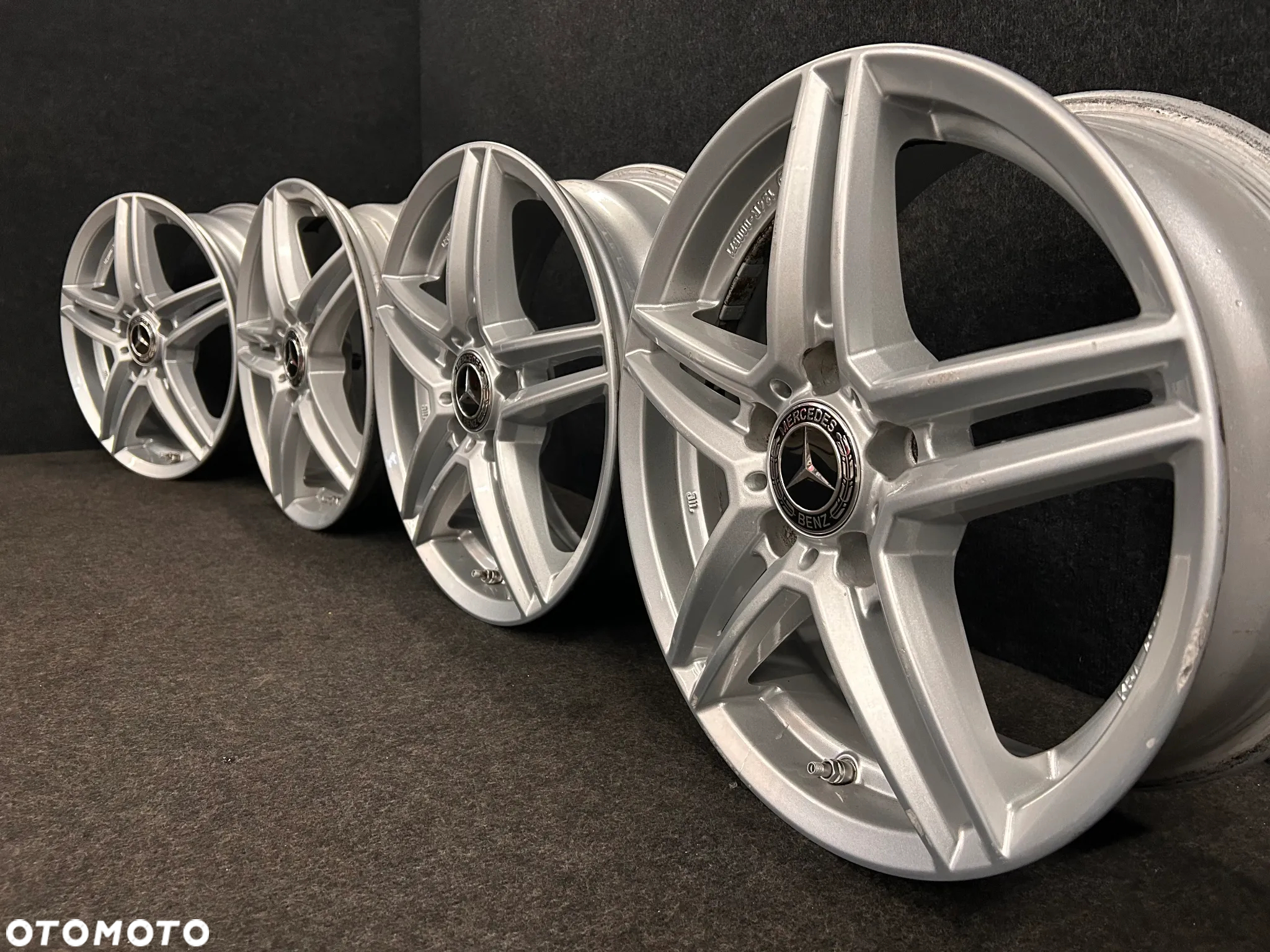 Alufelgi Mercedes A-Klasa W176, CLA, B-Klasa W246, Vito 16 cali 5x112 4szt. Ładne! z czujnikami! - 2