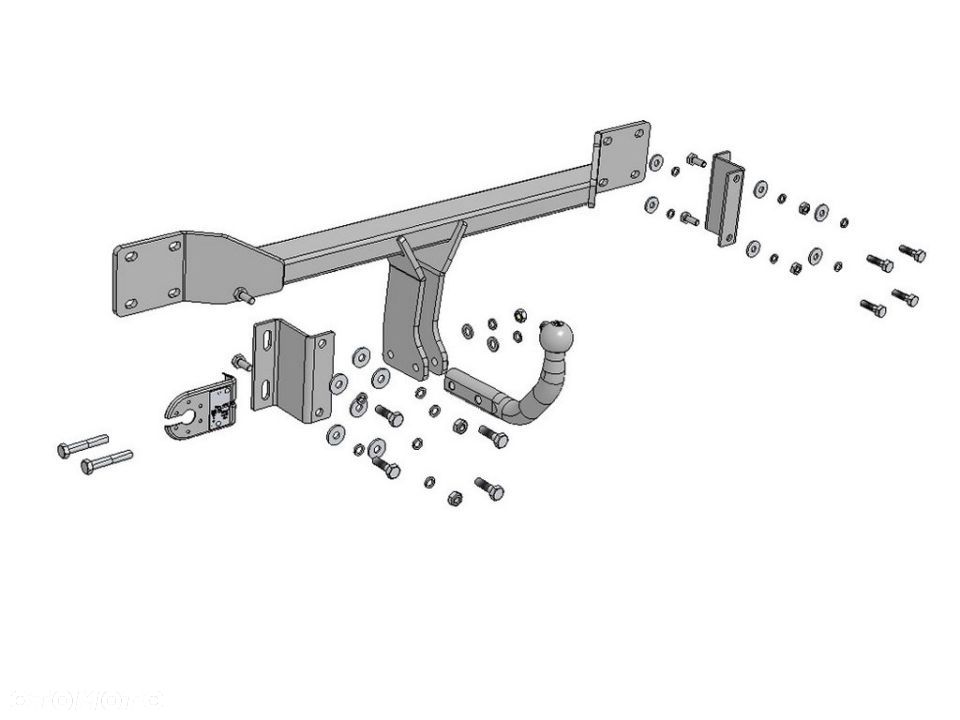 Hak Holowniczy Odkręcany Do Bmw Seria 5 E61 Touring Kombi 2004-2010 - 4