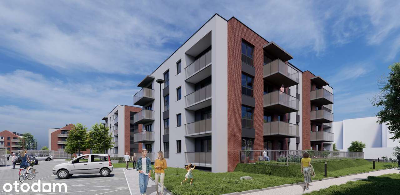 2-pokojowe mieszkanie 46m2 + balkon